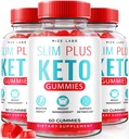 rize labs - Slim Plus Keto ACV Gummies per la perdita di peso avanzata, Tutti Natural Apple Sider Vinegar Supplement (180 Gummies)