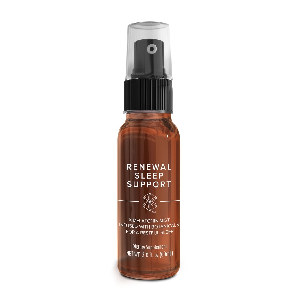 Isagenix Renewal Sleep SupportTM - Fast-Acting Oral Melatonin Sleep Spray - Infused with Botanicals for Natural Sleep Cycle Realignment - Refreshing Cool Spearmint Flavor - Keine künstlichen Inhaltsstoffe