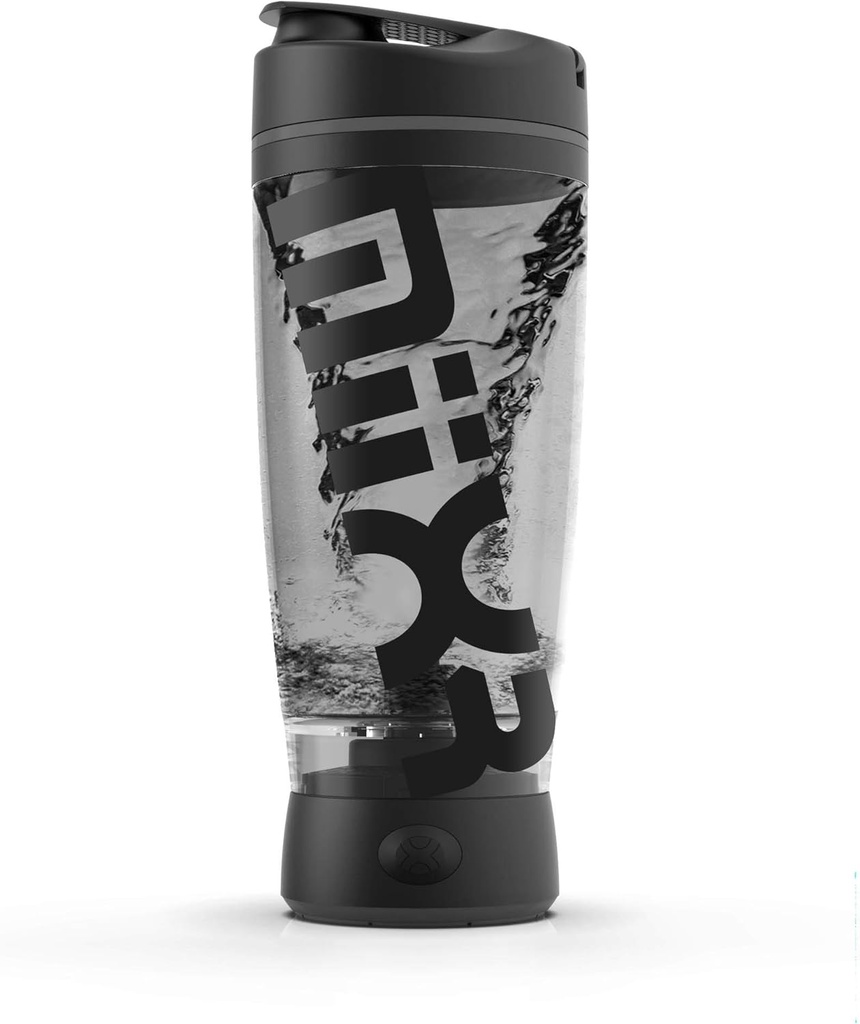 Promixx Original Shaker Bottiglia (MiiXR Edition) - Batteria alimentata per Smooth Protein Shakes - BPA Free, 20oz Cup (Black/Gray)