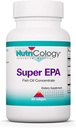 Nutricology Super EPA - Omega 3 Supplement, Fish Oil Concentrate, EPA, DHA, Omega 3 Fettsäuren, Sustainable Sourced Anchovies, Softgels - 60 Count