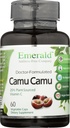 Emerald Labs Camu Camu - Plant-Sourced Vitamin C, Bioflavonoide, Aminosäuren & B Vitamine - Glutenfrei, Vegan - 60 Gemüsekapseln (30-Day Supply)