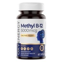 OxyEnergy Methyl Vitamin B12 5000mcg, Extra Methyl Strengthcobalamin B-12 Ergänzungen mit Folat, Support Nerves, Energie Metabolism & Cognitive,60 Kapseln
