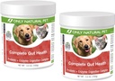 Uniquement le complexe de santé Gut naturel - Probiotiques et supplément enzymatique digestif pour les chiens et les chats - favorise la digestion saine, le système immunitaire, l'absorption nutritive -3,5 oz poudre (paquet de 2)