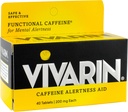 Vivarin Caffeine Alertness Aid, Tabletten 40 ea (Pack von 2)