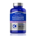 Piping Rock Glucosamine Chondroitin MSM Turmeric | 180 Caplets | Dreifache Stärke | Advanced Supplement | Non-GMO, Glutenfrei
