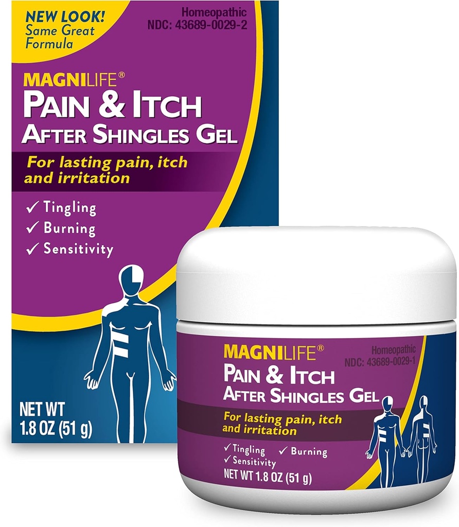 MagniLife Gel de soulagement de la douleur et de la démangeaison, soulager naturellement les astuces, l'irritation et la sensibilité avec Jasmine et Mezéréon - 1.8oz