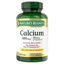 Nature's Bounty Calcium Carbonate & Vitamin D, unterstützt Immune Health & Bone Health, 600mg Calcium & 800IU Vitamin D3, 250 Tabletten
