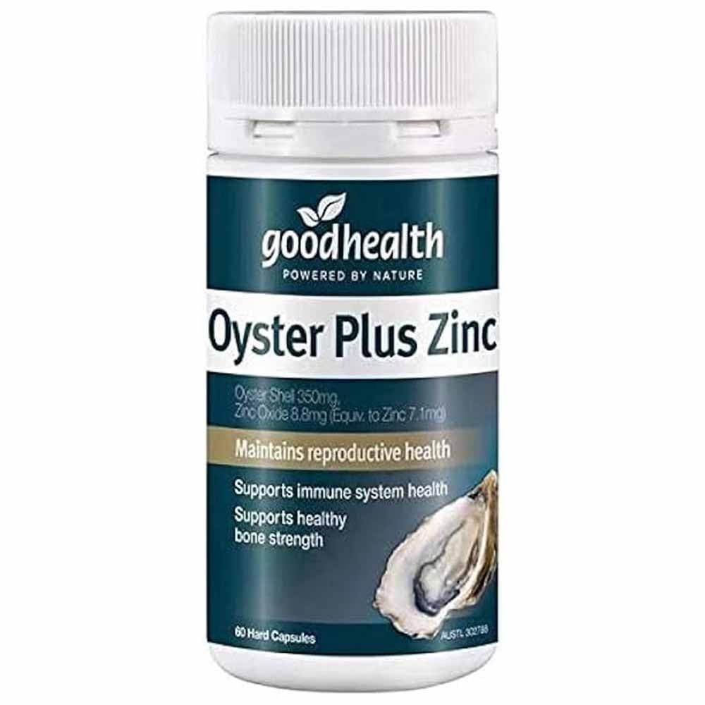 Goodhealth Oyster Plus – 60 Kapseln – Marine Nährstoffergänzung mit Zink und Taurine für Gesundheit und Vitalität – Unterstützt Immun- und Reproduktionsheilung