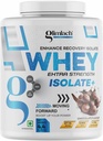 GLIMLACH Whey isolamento ad alta resistenza + polvere proteica per il supporto muscolare & Recupero, Vegetariano - Isolato di Whey Sorgente Primaria (4.4LBS, Cioccolato)