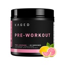 Kaged Original Pre Workout Pulver | Pink Lemonade | Pre-Workout mit Kreatin, Beta Alanin, L-Citrullin, BCAAs | 274 mg Koffein | Pre Supplements für Männer und Frauen | 20 Portionen