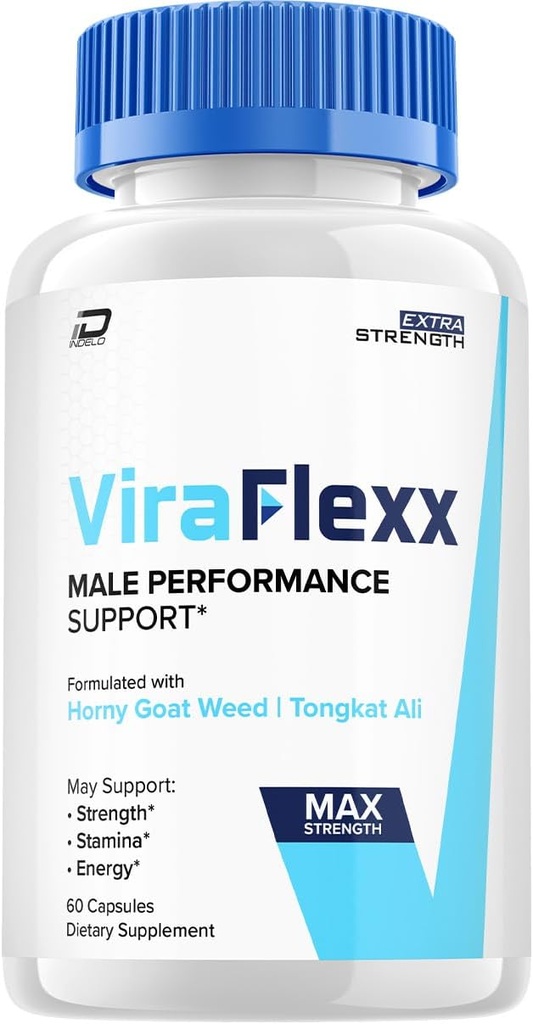 ViraFlexx Capsules Supplement, Vira Flexx Advanced Men Wellness Support, Official ViraFlex Maximum Strength Energy Performance, Vira Flex Premium Dietary Formula Recensioni (60 capsule)