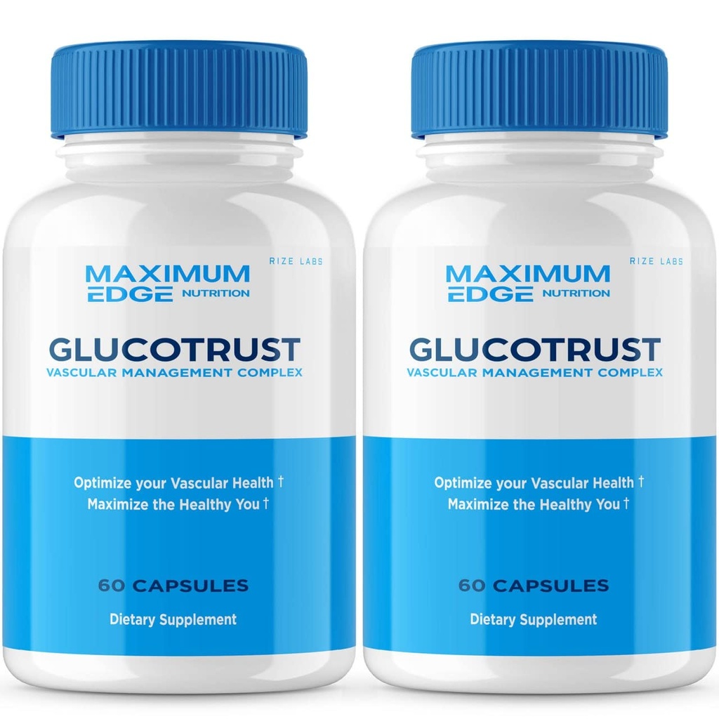 rize labs - Glucotrust Supplement Kapseln, Advanced Balance Max Formel Complex Blend Edge (120 Kapseln)