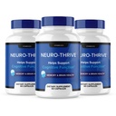 (3 Pack) Neuro Thrive Brain Supplement, Neuro Thrive for Memory, Neuro Thrive PQQ per ridurre gli effetti negativi della nebbia cerebrale, Neuro Thrive Cognitive Function, NeuroThrive Recensioni Neuro-Thrive (180 Cap)