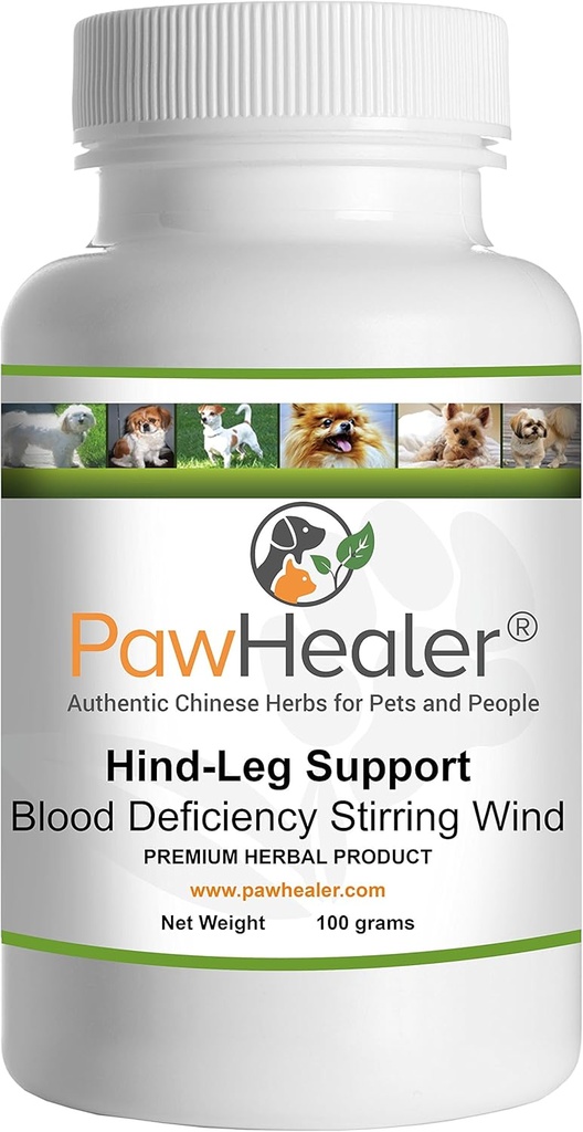 Hind Leg Schwäche: Blutmangel Rührwind -100 Gramm-Herbales Pulver für Hunde & Haustiere