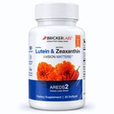 Bricker Labs Natural Lutein + Zeaxanthin Eye Supplement – Unterstützt Augen-, Gehirn- und Hautgesundheit mit Macular Carotinoiden, Superior Bioverfügbarkeit, AREDS2 Chosen Lutein Source – 60 Weichgel
