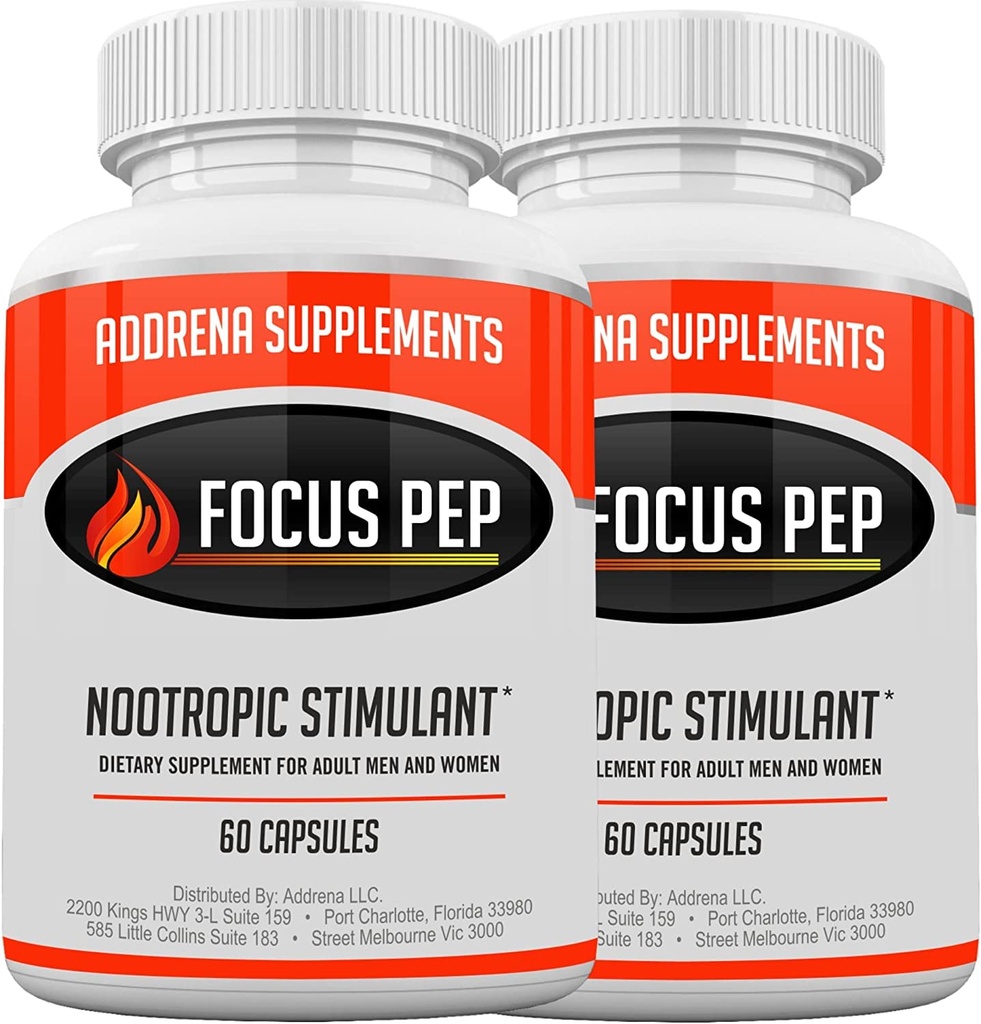 2 Pack- Over The Counter Stimulants zu beschleunigen Natürlich: Studie Alternative und beste Energie Ergänzungen für Nootropic Brain Boosting, 120 Pillen