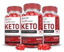 Laboratori giustificati (3 Pack Trim Tummy Keto ACV Aceto di sidro di mele formulato con polvere di succo di barbabietola di melograno B12 Vegan Non OGM 180 Gummies