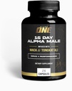 Alpha Male Daily Multi-Supplement – Formula completa per la vitalità e il benessere – 60 capsule – Non-OGM & Gluten-Free