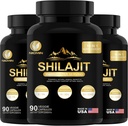 35450MG Pure Shilajit Supplement - Himalayan Organic Shilajit per gli uomini e le donne Massima potenza Shilajit per l'energia potenziata e il supporto immunitario 270 Veggie Capsule