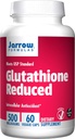 Jarrow Formulas Glutathione ridotto, Supporta la salute del fegato, 500 mg, 60 capsule vegetali