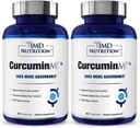 1MD Nutrition CurcuminMD Plus - Curcumina Turmerica con Boswellia Serrata - 285x Più assorbibile | Stiffness Joint, Recupero Muscolare e Supporto Mood | 120 Capsule (2-Pack)
