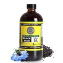 Pure Black Seed Oil - 100% Pure Nigella Sativa - Pressato a freddo - Vegan - Non OGM - 16 oz - in Bottiglia di vetro - Erbelico di natura