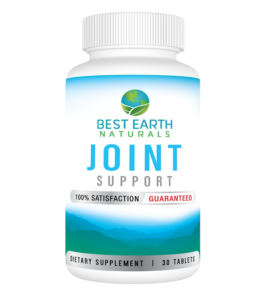 Best Earth Naturals Joint Support- Glucosamine, Chondroitin, MSM & Special Vitamins & Nutrients for Back, Hip & Joint Support - Integratore congiunto per giunti, Muscle & Flexibility 30 Day Supply