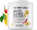 Tiny Tummy Master Cleanse Lemonade Diet - 3 giorni Succo Cleanse Plant-Based Detox Powder Supplement con Lemon, Maple Syrup e Cayenne Diet, 6.34oz Container