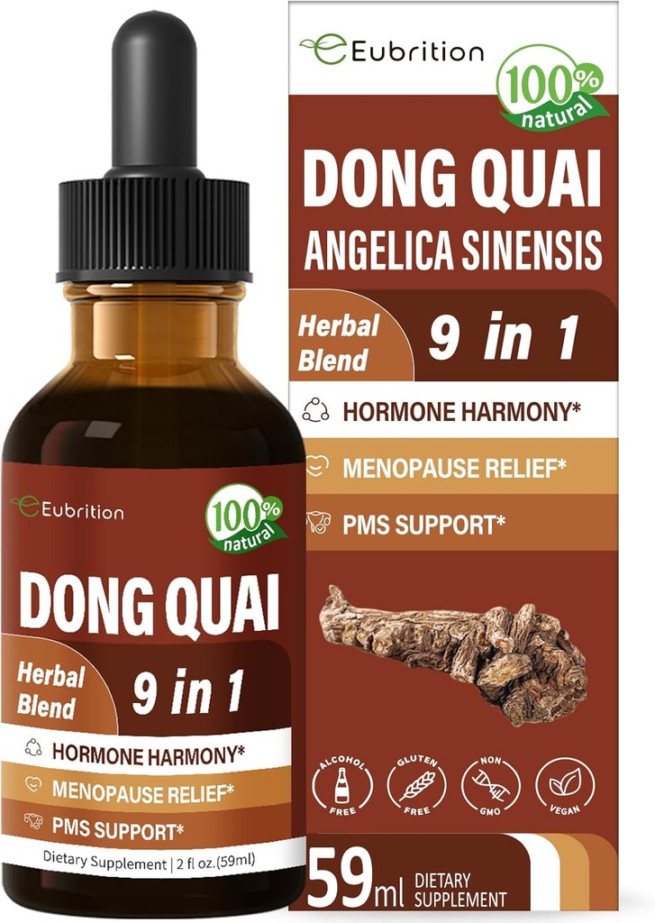 Kräutertee, Extrakt mit Dong Quai, für Hormone Harmonie, Menopause Relief & PMS-Unterstützung. 6 oz-(Apple Flavor)