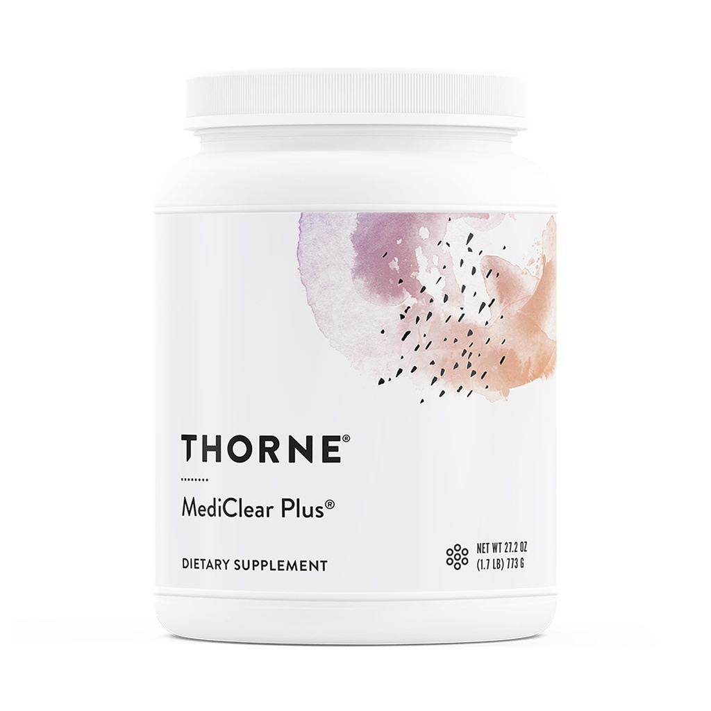 THORNE - MediClear Plus - Supporto Fondamentale, Eliminare le Tossine Ambientali e Dietetiche* - Polvere di Bevanda a base di Proteine di Riso e Pea con Profilo Multivitamina-Minerale Completa - 27.2 Oz