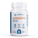 Effetti clinici Ashwagandha con pepe nero per Stamina e Calma - 60 capsule Ashwagandha - Made in The USA