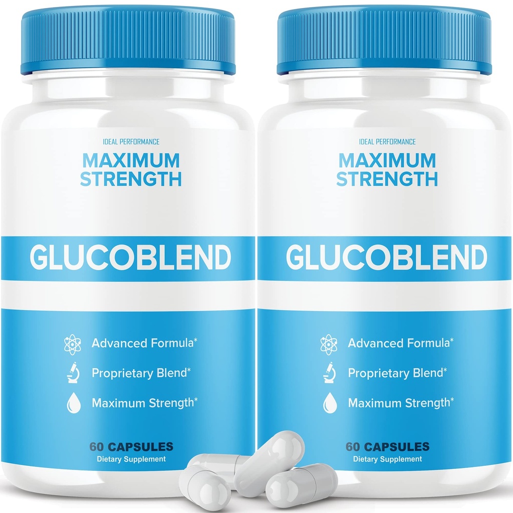 IDEAL PERFORMANCE (2 Confezione) Capsule Glucoblend Supplemento pillole (120 capsule)