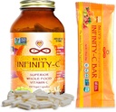 Bundle, 1 Flasche Vitamin C Kapseln (30 Portionen), 1 Box VIT C Snack Bars (12 Packung)