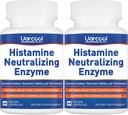 DAO Enzym Supplement Histamin Diamine Oxidase Supplement für glatte Verdauung - Made in USA - 60 Softgels (2 Flaschen)