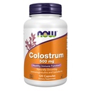 NOW Integratori alimentari, Colostrum 500 mg, Immunoglobuline naturali e Lactoferrina, 120 capsule di Veg
