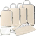Gonex Compression Packing Cubes, 3pcs/4pcs Erweiterbare Aufbewahrung Reisegepäck Taschen Organizer