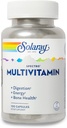 SOLARAY Spectro Multivitamin con Ferro - Multi Vitamina con Calcio, Magnesio, Verdi Energizzanti, Erbe & Enzimi Digestivi - Digestione, Energia e Bone Assistenza Sanitaria - 16 Serve, 100 Capsule