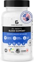 Dr. Emery’s Blood Support - Replenishes Vital Nutrients, CoQ10, B6, B9, B12 Vitamine, Non OGM, Tutto Naturale, Keto Friendly - 30 Capsule