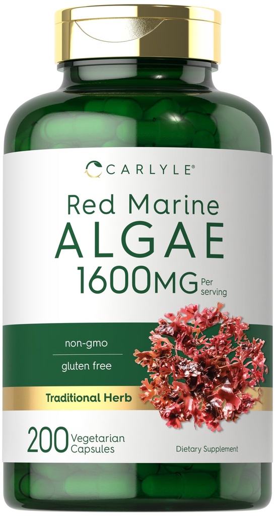 Carlyle Red Marine Algae 1600mg.200 Capsules.