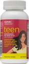 GNC Milestones Teen Multivitamin für Mädchen 12-17, 120 Caplets, unterstützt Energieproduktion und gesunde Haut, Knochengesundheit und Immunität