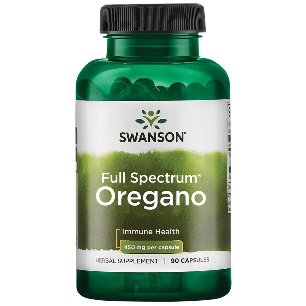 Swanson Oregano 450 Milligramme 90 Kapseln