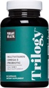 Vibrant Health, Trilogy, Probiotic Multivitamin with an Essential Blend of Omega-3, Vitamin A, B12, C, D3, E, Selenium, Magnesium & Zinc, 30 Servings