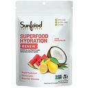Sunfood Superfood Hydration Erneut Kokoswasserpulver, Elektrolytpulver mit Zitronen, Meersalz & Minerals, Clean Organic Electrolyte Drink Mix - 8 oz Bag
