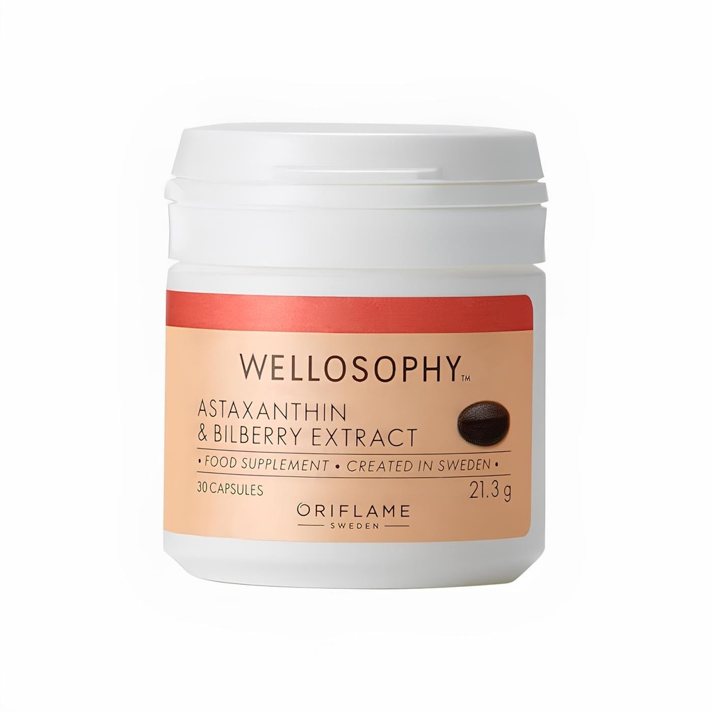 WELLOSOPHY-Wellness von oriflame Astaxanthin & Bilberry Extract 30 Kapseln