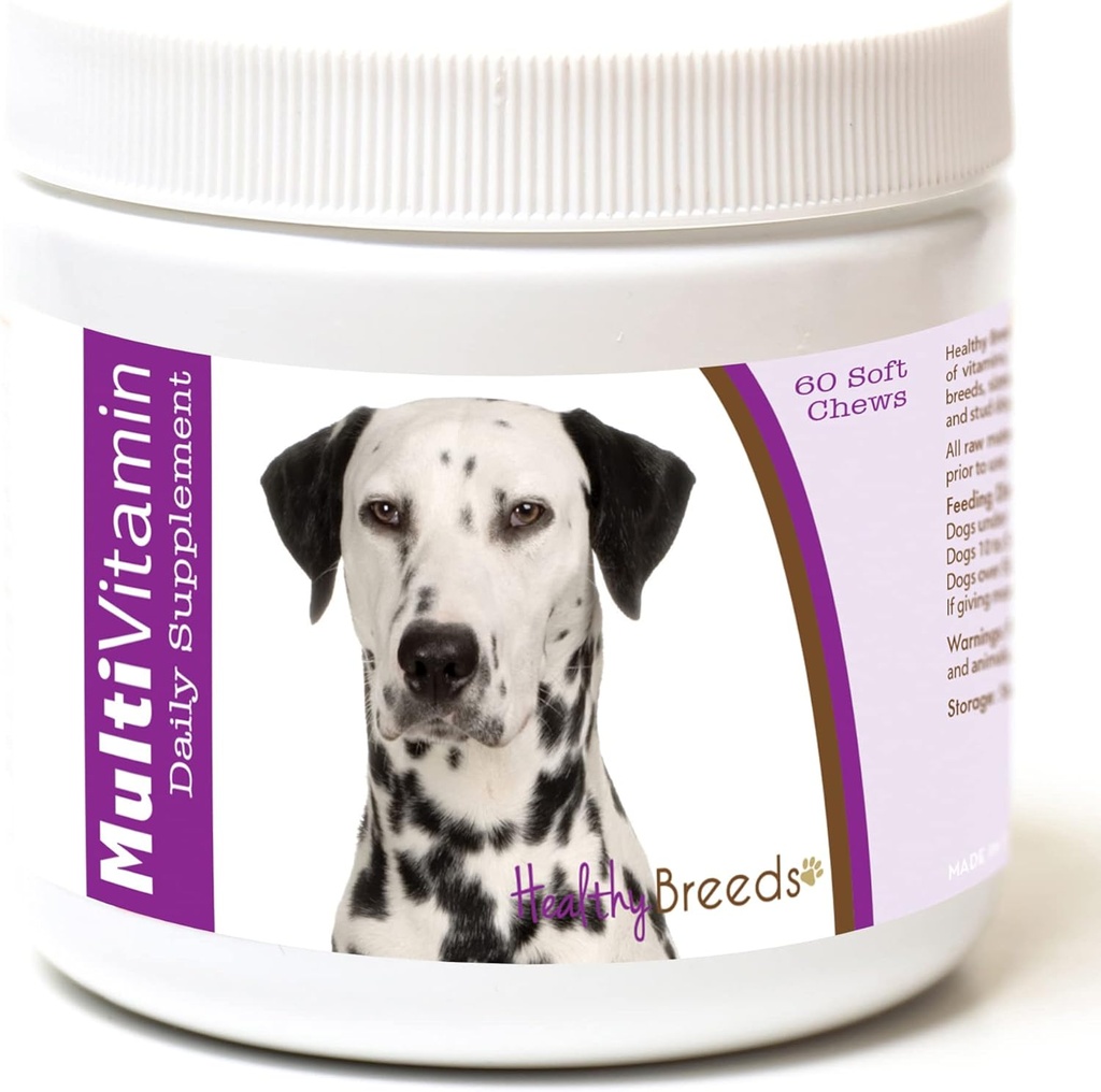 Allevamenti sani dalmata Multi-Vitamin Cuciture morbide 60 Conte