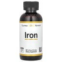 California Gold Nutrition Iron, as Ferrous Bisglycinate Chelate and Yellow Dock Root, 4 fl oz (118 ml)