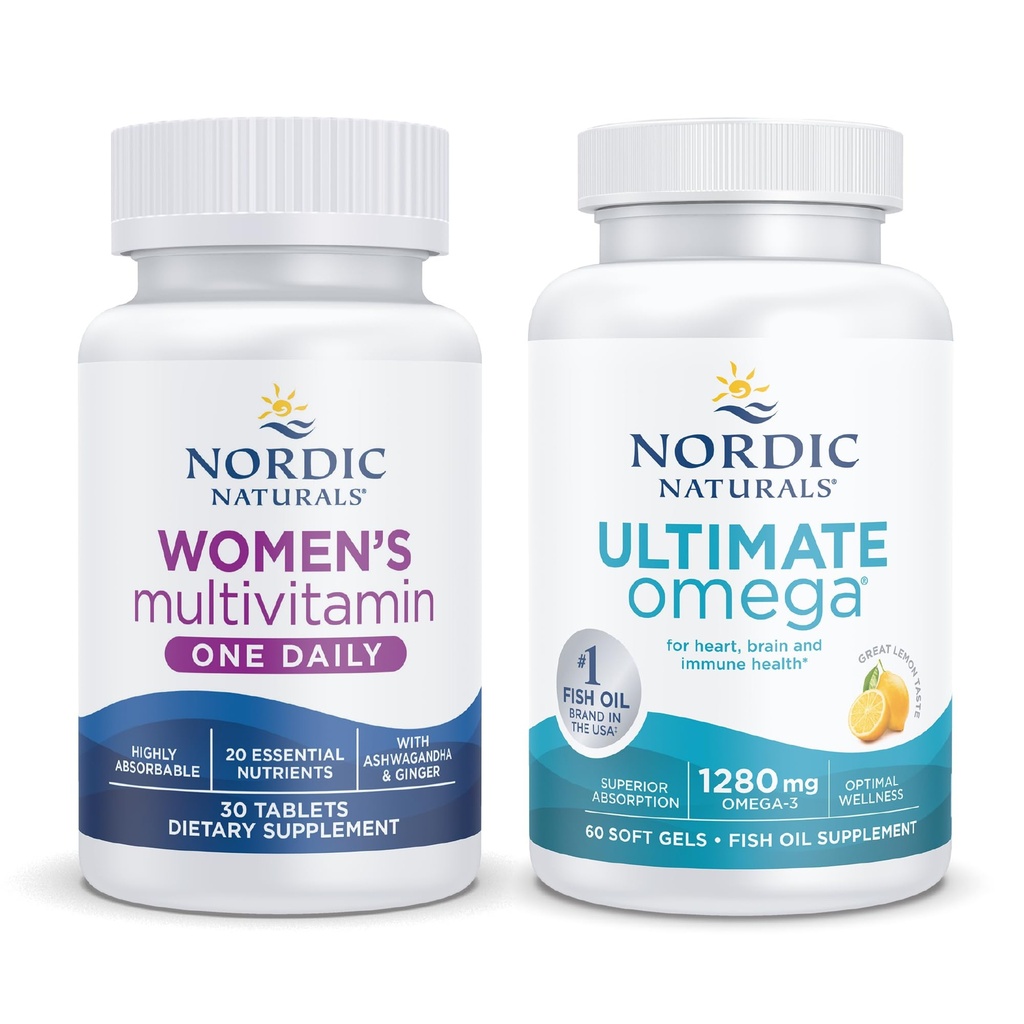 Nordic Naturals Starter Pack - Multivitamin One Daily, Ultimate Omega