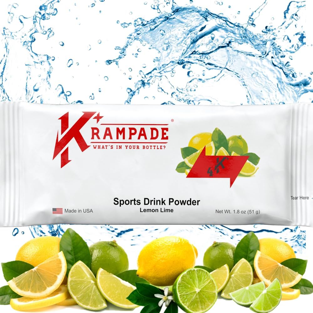 Krampade Electrolytes Powder Potassium Supplement - 4000 mg K+, >4X Più dell'acqua di cocco | Rilievo istantaneo della canapa | Polvere di idratazione
