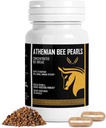 Integratore di polline d'api Athenian Bee Pearls | Immunity naturale & Vitality Support Bee Pollen Capsule | Spartan Bee Bread Extract & Vitamina C | Non OGM, Niente Sintetico, Tutto naturale organico ape polline