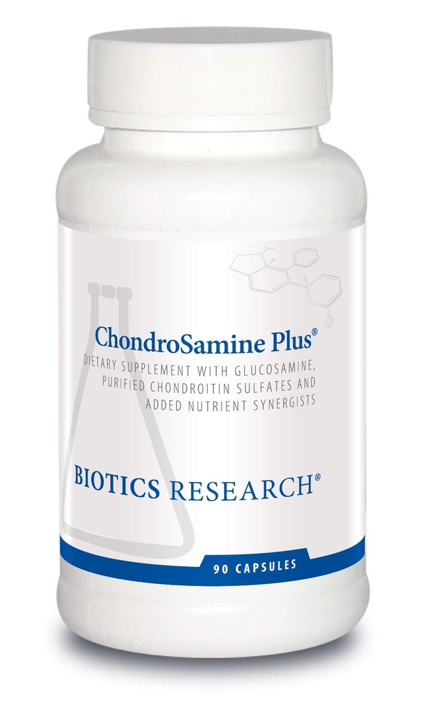 Biotics Research ChondroSamine Plus Glucosamine Plus Chondroitin, MSM, Vitamine und Mineralstoffe, Joint & Connective Tissue Support, Gesund und Ease der Bewegung. 90 Kapseln